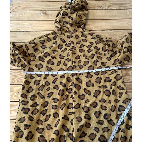Critter Costume One Piece Cheetah Costume One Size Unisex Brown - Picture 10 of 11